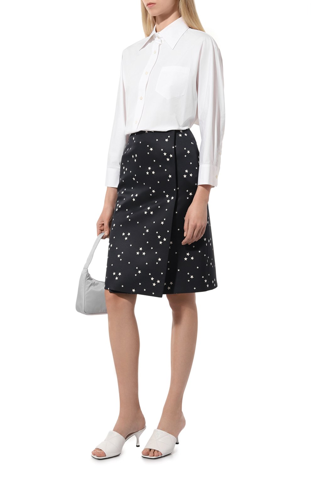 Хлопковая рубашка PRADA, арт. P477E-1UCX-F0009-211, фото 2