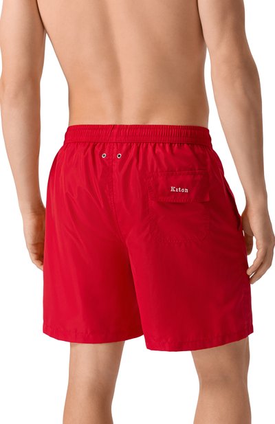 Плавки-шорты KITON красного цвета по цене 45700 руб., арт. UC0M5CK0710D03, фото 3 Плавки-шорты KITON, арт. UC0M5CK0710D03, фото 3
