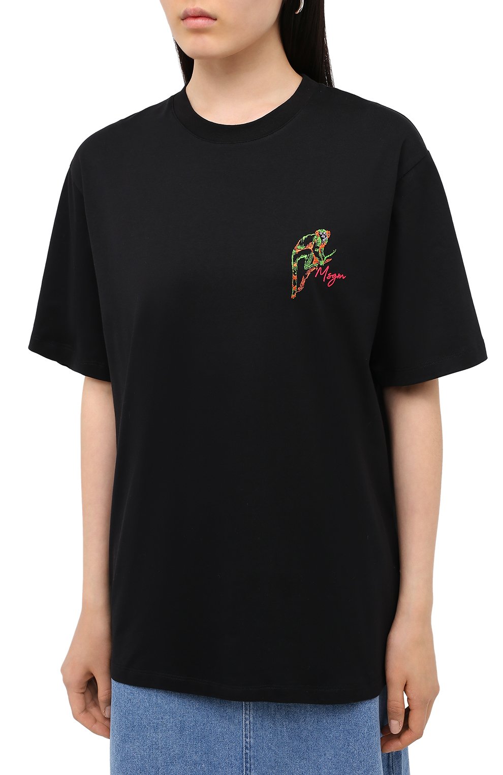 Хлопковая футболка MSGM, арт. 2943MDM79 207648, фото 3