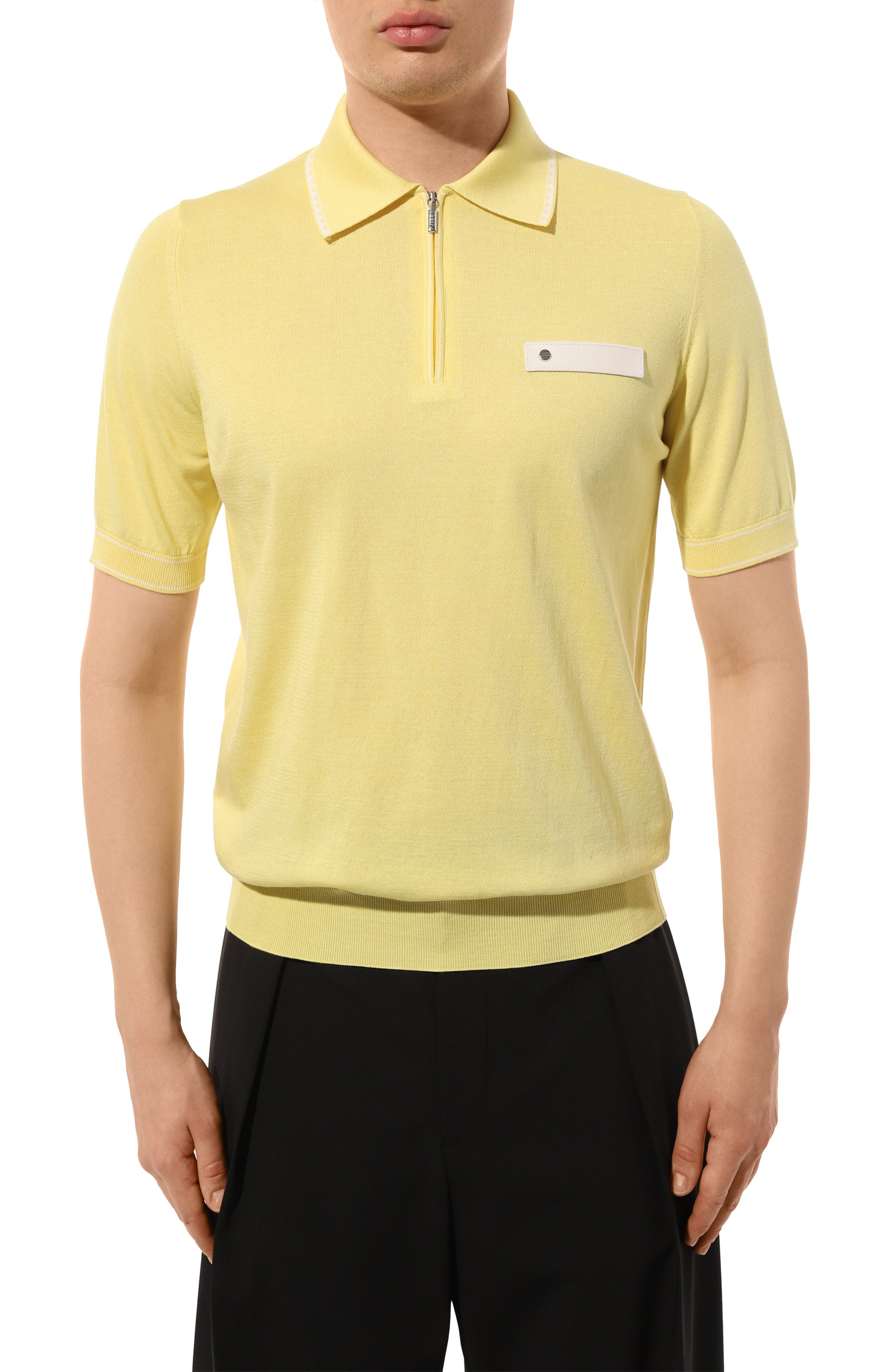 Поло из шелка и хлопка ZILLI, арт. KZP002M0144VMB000, фото 3