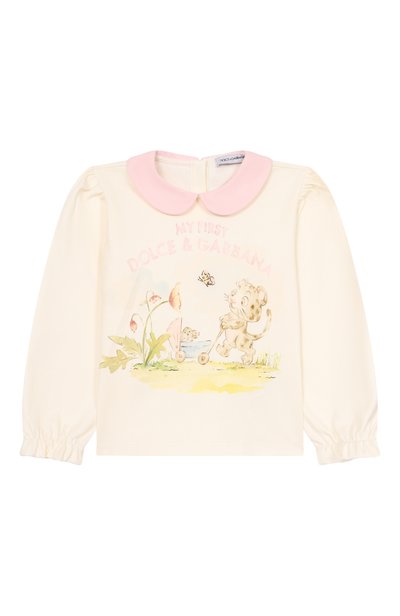 Хлопковый лонгслив DOLCE & GABBANA, арт. L2JTRE/G7P80