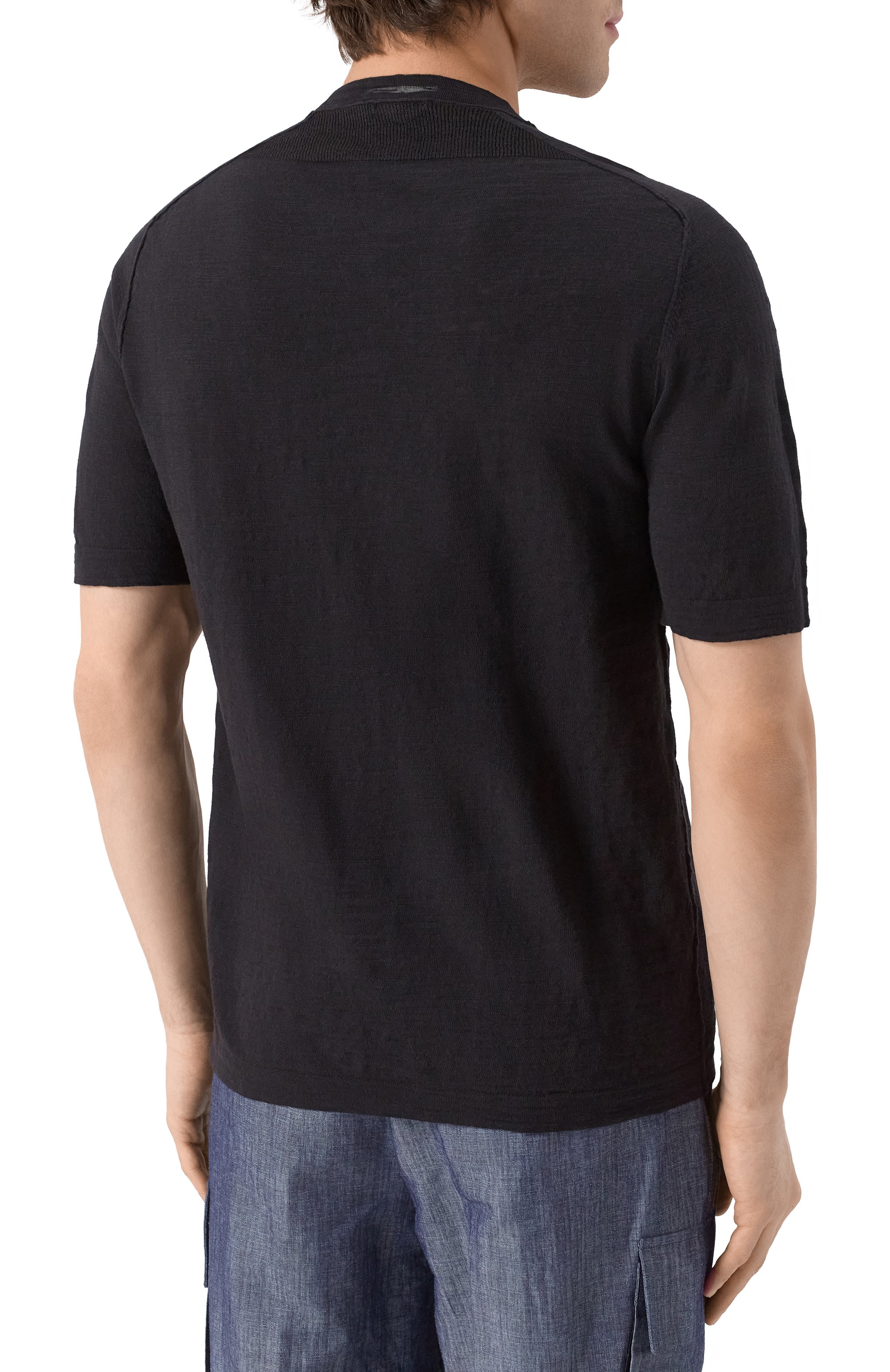 Футболка из хлопка и льна TRANSIT, арт. CFUTRZ8431, фото 4