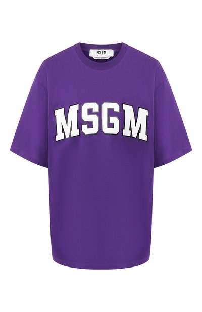 Женская хлопковая футболка MSGM, арт. 2841MDM162 207298