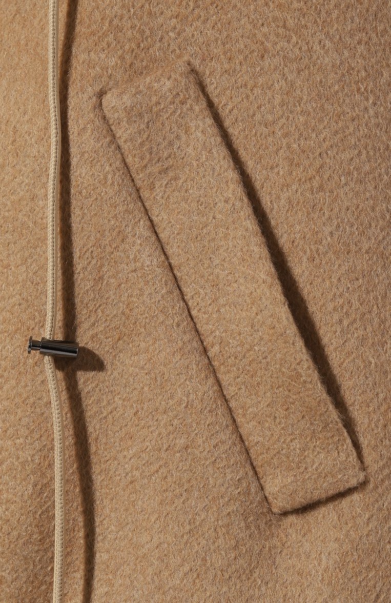 Женская кашемировая куртка COLOMBO бежевого цвета, арт. GC00367/L/6405 | Фото 5 (Кросс-КТ: Куртка; Материал внешний: Шерсть, Кашемир; Рукава: Длинные; Дли�на (верхняя одежда): До середины бедра; Материал сплава: Проставлено; Драгоценные камни: Проставлено; Стили: Кэжуэл)