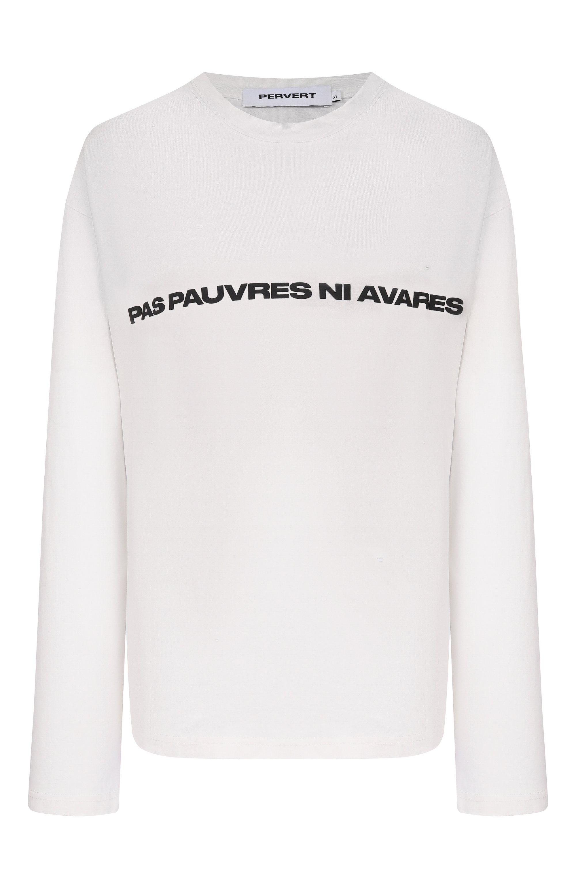 Хлопковый лонгслив PERVERT, арт. PE25/LS01/14-02, фото 1