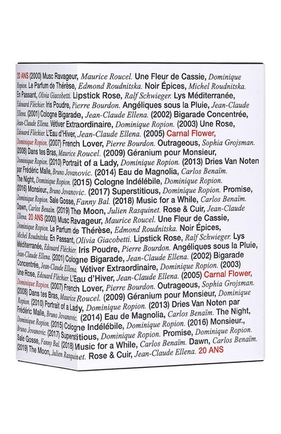 Парфюмерная вода carnal flower 20th anv (100ml) FREDERIC MALLE, арт. 3700135017856, фото 2