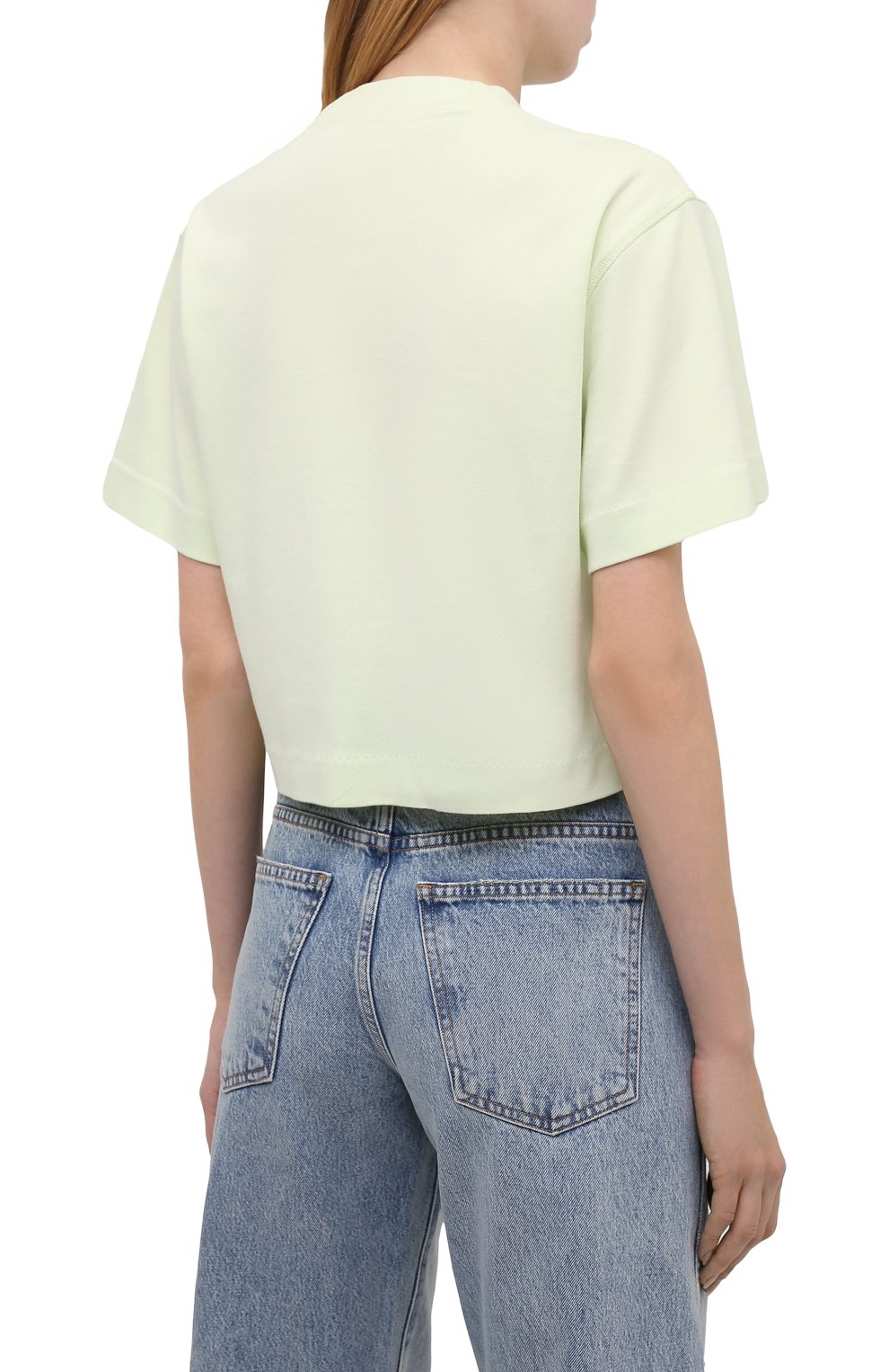 Хлопковая футболка OFF-WHITE, арт. 0WAA090S21JER003, фото 4