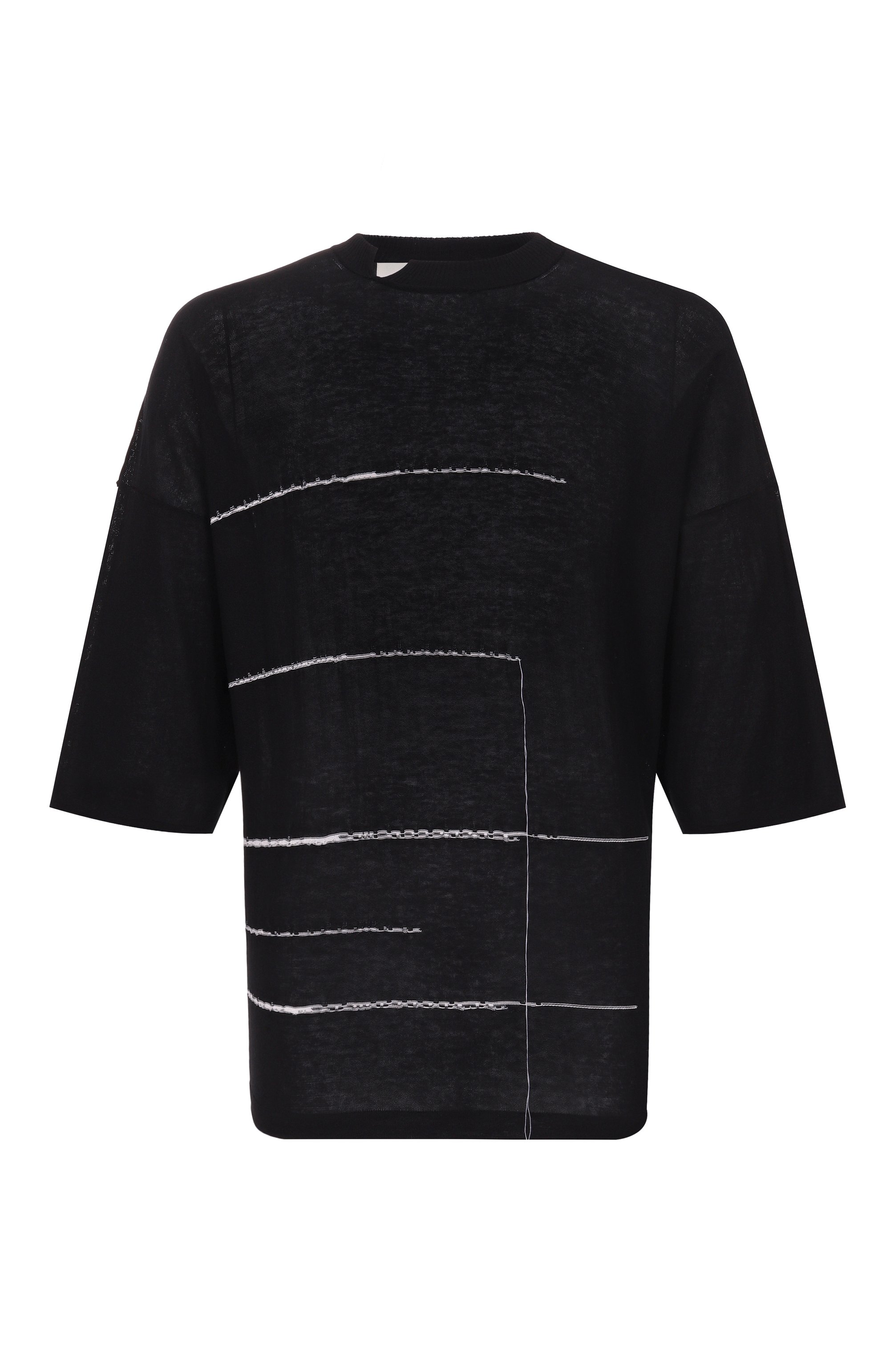 Хлопковый джемпер ISABEL BENENATO, арт. UK66S26, фото 1