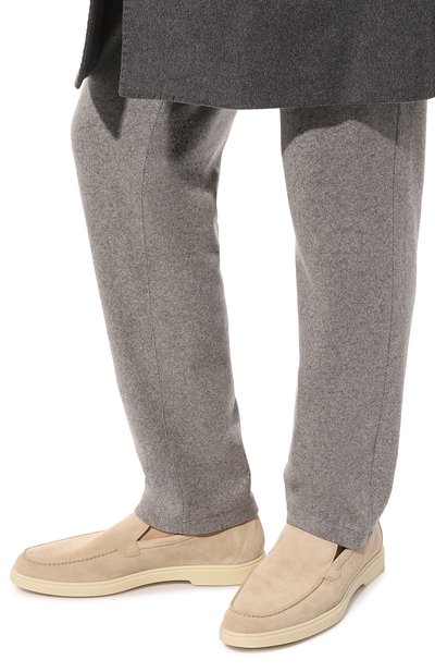 Замшевые лоферы yalta SANTONI, арт. MGYG15996TICBSVUG62, фото 3