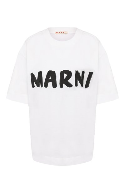 Женская хлопковая футболка MARNI, арт. THJET49EPC/SCQ65
