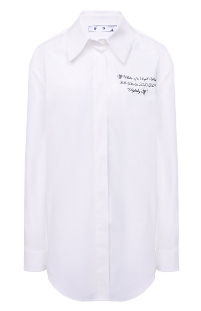 Женская хлопковая рубашка OFF-WHITE, арт. 0WGA031F20FAB0030110