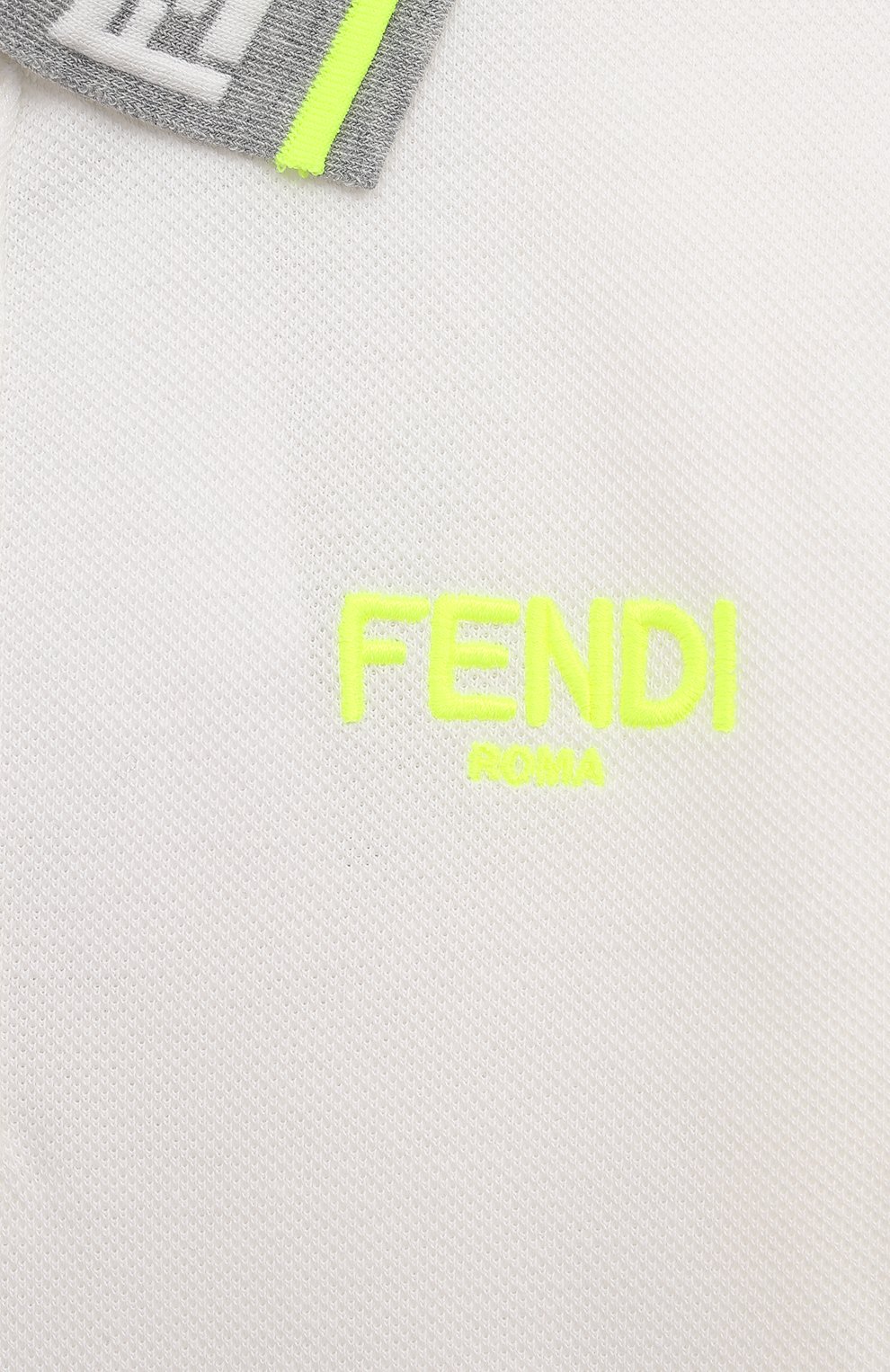 Хлопковое поло FENDI, арт. JMI432/AVP/4-6, фото 3