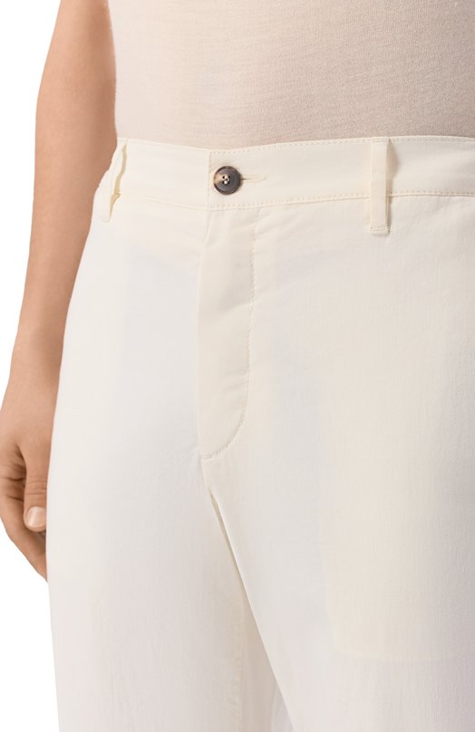 Хлопковые брюки MVST M26.CSM.T404/TFANT Белый  M26.CSM.T404/TFANT Фото 5