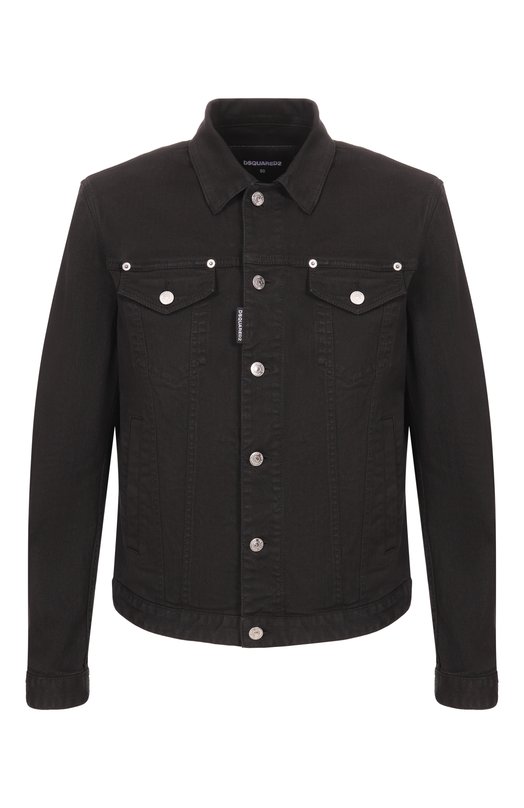 Джинсовая куртка Dsquared2 S74AM1673/S39781 Чёрный S74AM1673/S39781