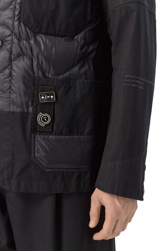 Комбинированная куртка Moncler 1A00012/M1292 Чёрный  1A00012/M1292 Фото 5