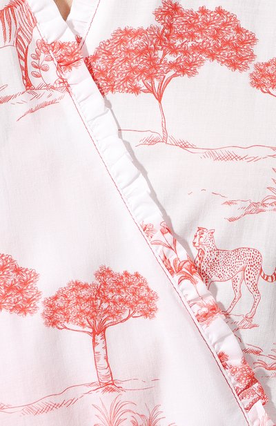 Хлопковый халат LE CHAT белого цвета по цене 14530 руб., арт. HARMATTAN860, фото 5 Хлопковый халат LE CHAT, арт. HARMATTAN860, фото 5