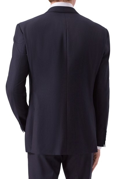 Шерстяной костюм GIORGIO ARMANI темно-синего цвета по цене 320500 руб., арт. GM000007/TE18134, фото 3 Шерстяной костюм GIORGIO ARMANI, арт. GM000007/TE18134, фото 3