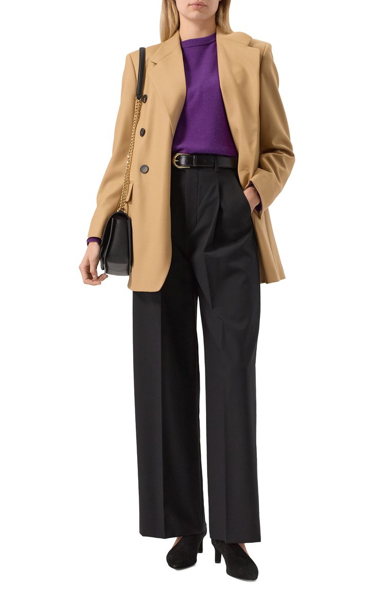 Женская сумка claire large MICHAEL MICHAEL KORS черного цвета, арт. 30T4GC7L3T | Фото 7 (Ремень/цепочка: На ремешке; Размер: large; Драгоценные камни: Проставлено; Материал: Натуральная кожа; Материал сплава: Проставлено)