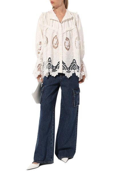 Хлопковая блузка LUG VON SIGA, арт. LVSPFHS2023211, фото 2