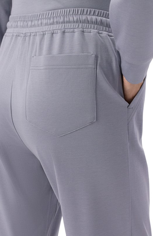 Брюки из шелка и хлопка MVST M25.2MW.T403/SC00 Серый  M25.2MW.T403/SC00 Фото 5