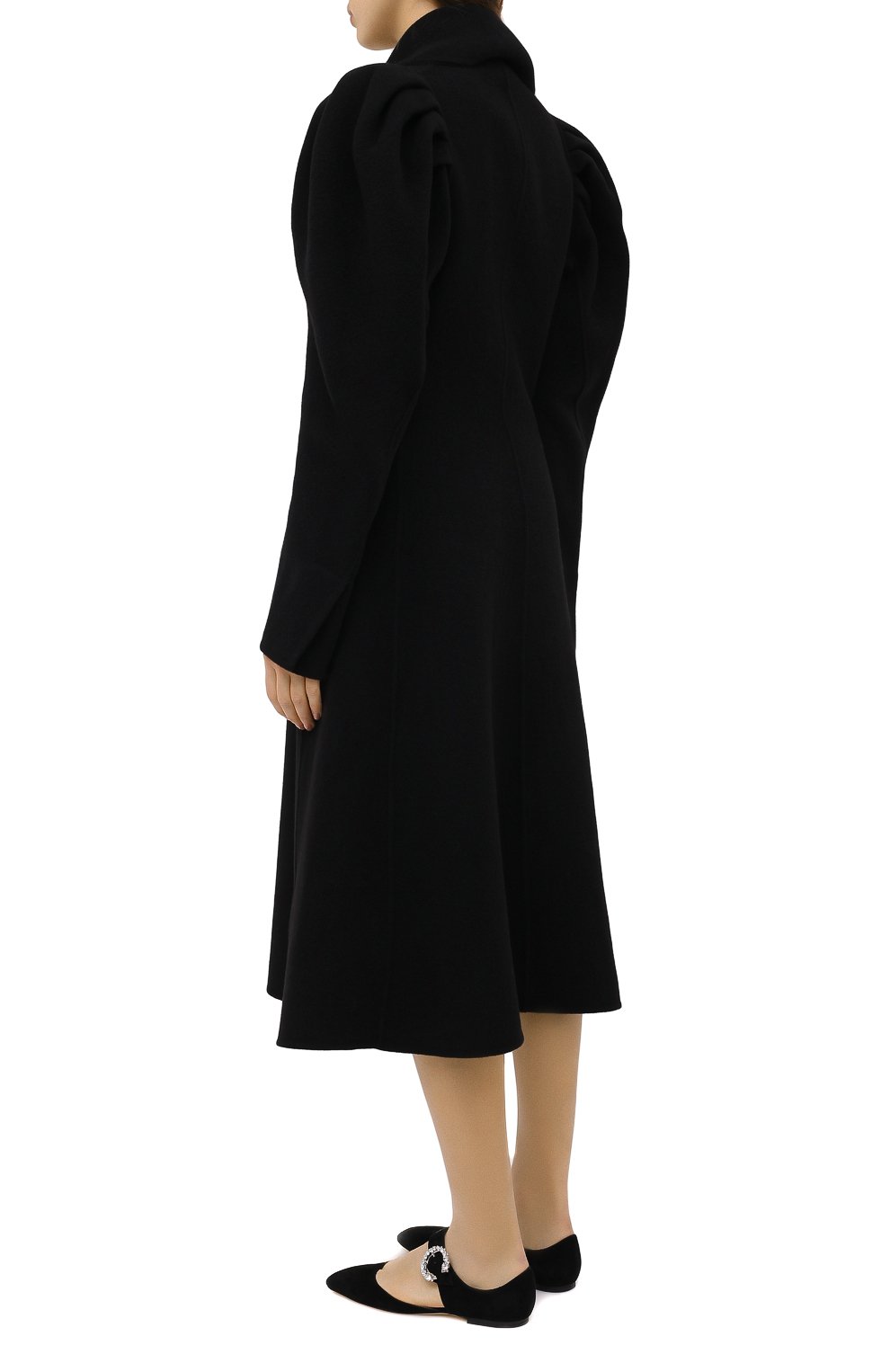 Шерстяное пальто JW ANDERSON черного цвета по цене 107500 руб., арт. C00077 PG0352, фото 4 Шерстяное пальто JW ANDERSON, арт. C00077 PG0352, фото 4