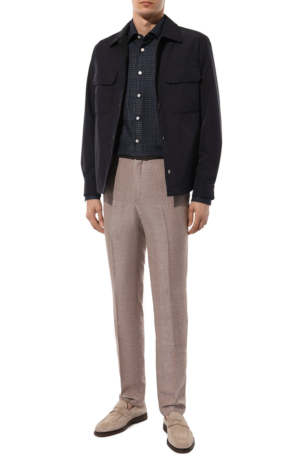 Рубашка из шерсти и шелка KITON, арт. UMCNERK0143C02, фото 2