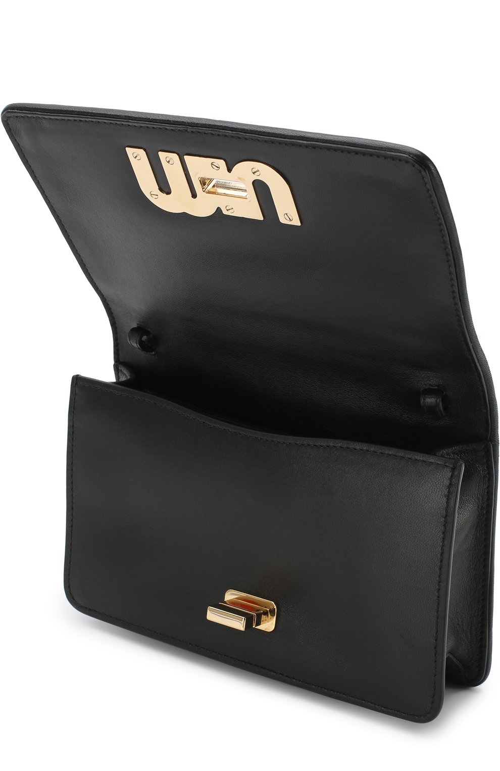 Кожаная сумка на цепочке MIU MIU, арт. 5BF069-N88-F0632-OCO, фот о 3