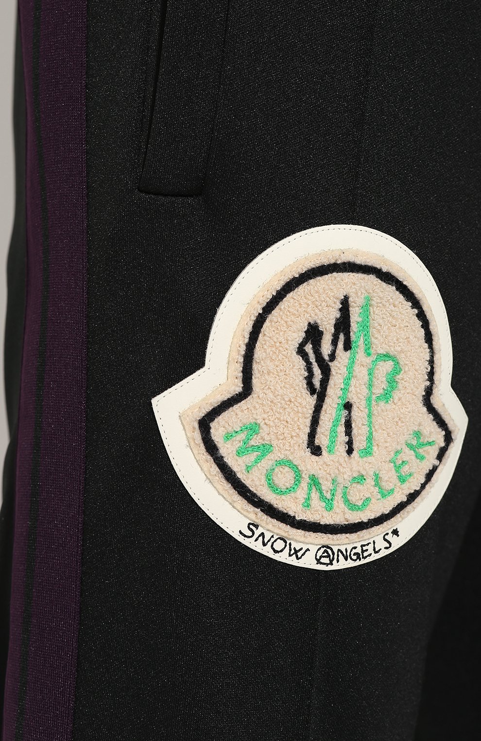 Мужские черные брюки 8 moncler palm angels MONCLER GENIUS