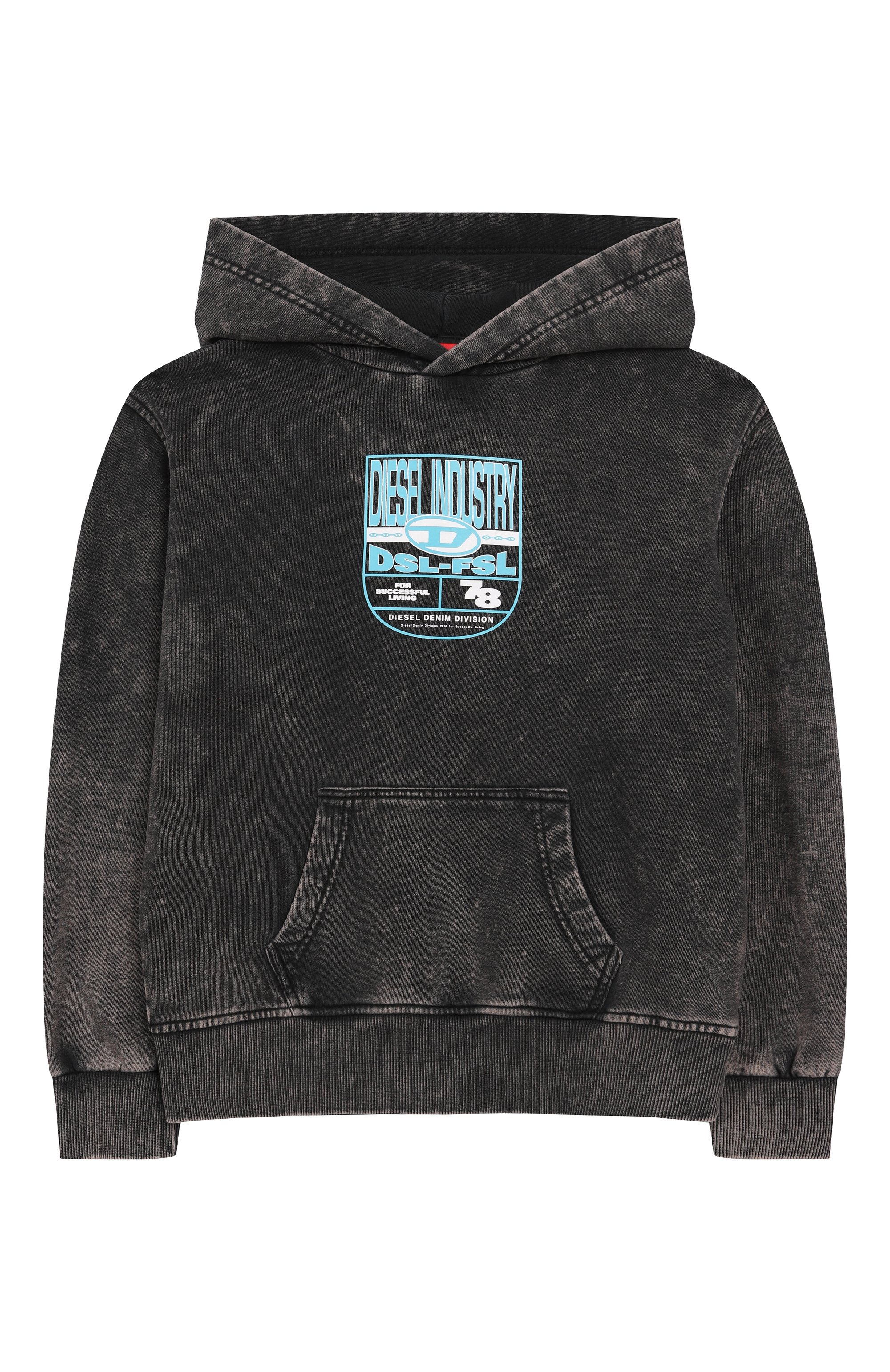 Хлопковое худи DIESEL, арт. J02246/KYAYK, фото 1