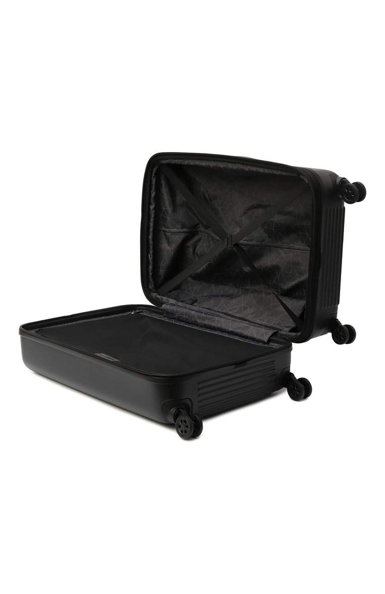 Женский чемодан tank case medium MANDARINA DUCK черного цвета, арт. FSV23-651 | Фото 4 (Размер: medium; Материал: Пластик; Автоматизация состава: Проставлено; Автоматизация ТО: Проставлено)