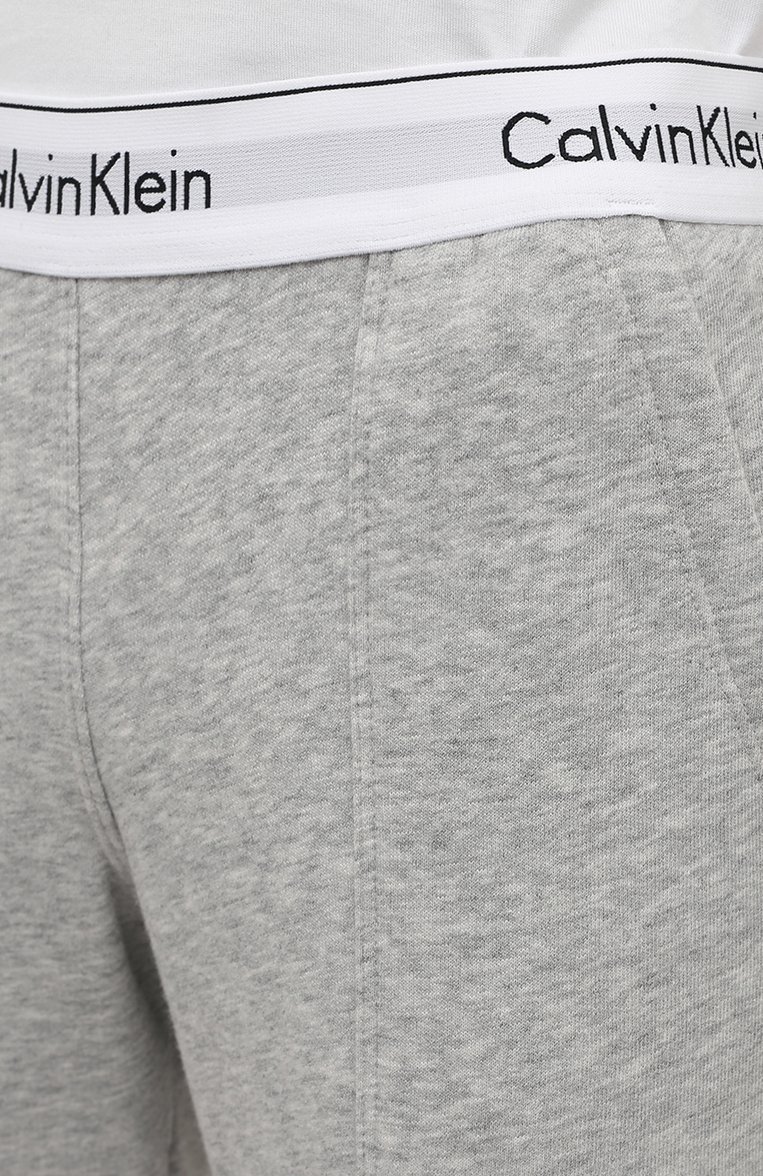 Хлопковые джоггеры CALVIN KLEIN, арт. QS5716E, фото 5