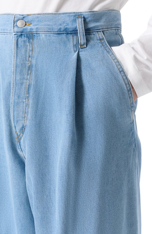 Джинсы Dries Van Noten 020940/3385 Голубой  020940/3385 Фото 5