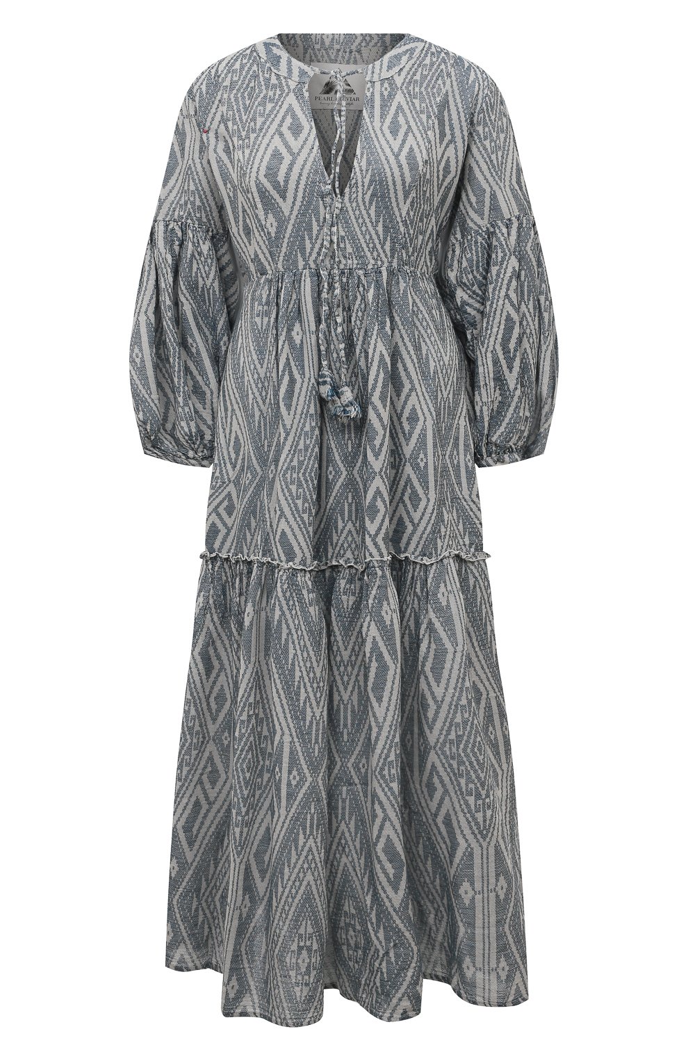 Платье из хлопка и шелка PEARL&CAVIAR, арт. S22P1016, фото 1