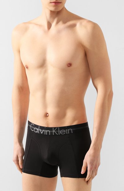 Хлопковые боксеры с широкой резинкой CALVIN KLEIN, арт. NB1483A, фото 2