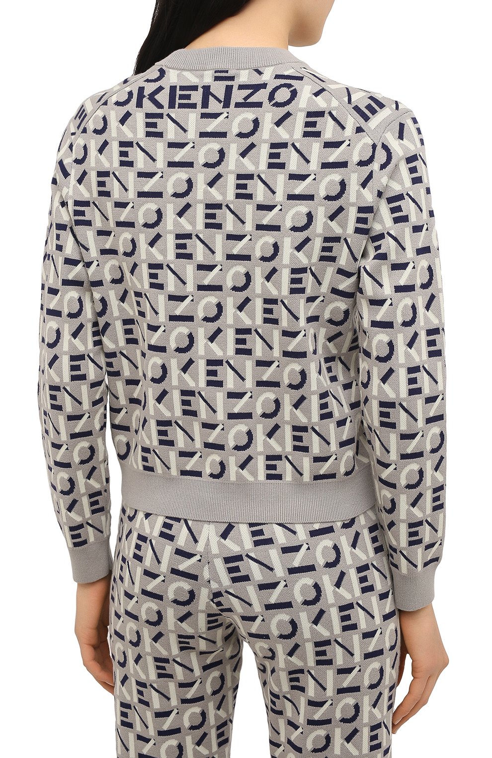 Хлопковый пуловер kenzo sport KENZO, арт. FB52PU5323SC, фото 4