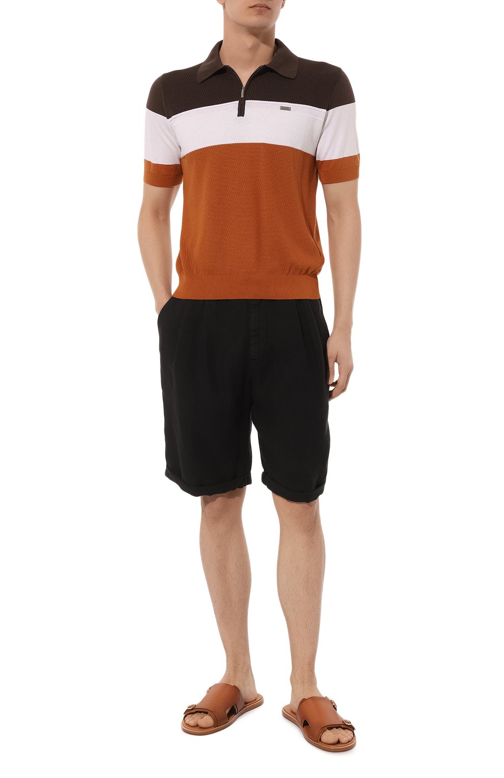 Льняные шорты BRUNELLO CUCINELLI, арт. M243DU0020, фото 2