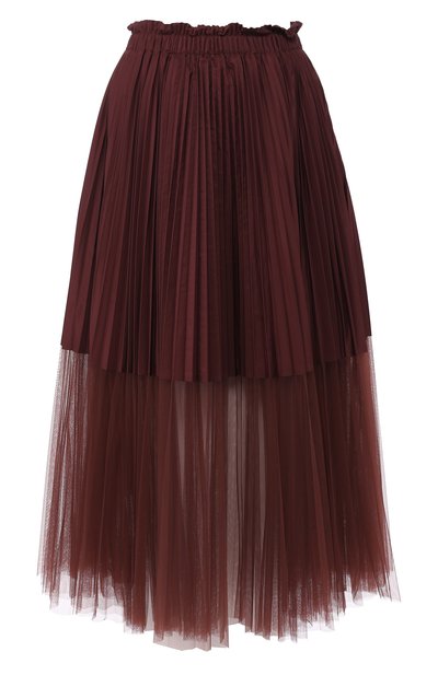 Плиссированная юбка-миди с эластичным поясом BRUNELLO CUCINELLI, арт. M0H77G2707, фото 1