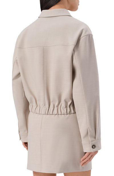 Бомбер из шерсти и вискозы 12 STOREEZ, арт. 135903, фото 4