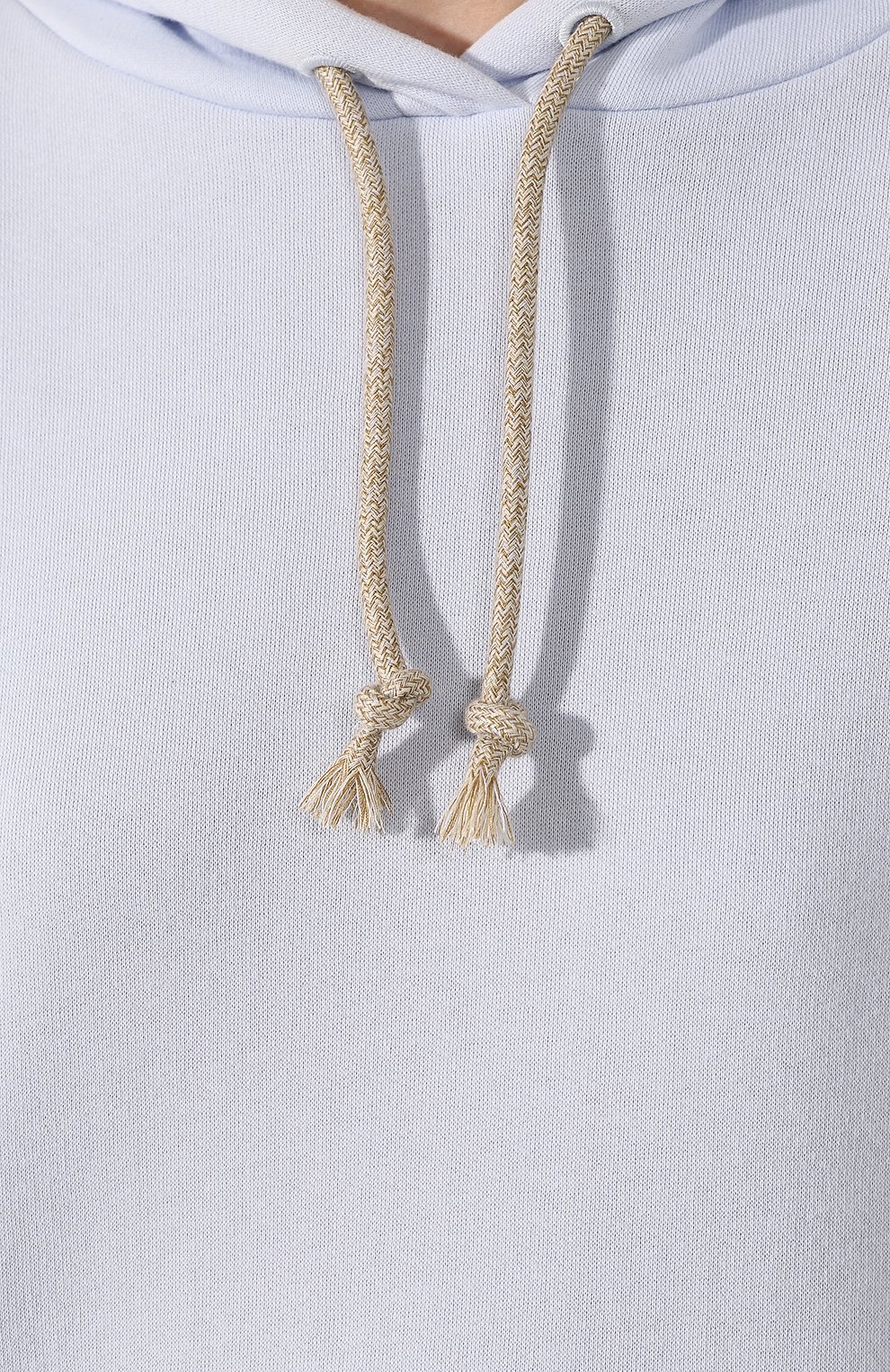 Хлопковое худи ACNE STUDIOS голубого цвета по цене 22800 руб., арт. AI0043/W, фото 5 Хлопковое худи ACNE STUDIOS, арт. AI0043/W, фото 5