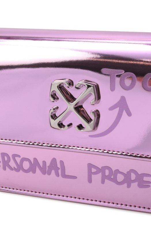 Сумка Jitney 1.0 Off-White 0WNN172F25FAB002 Сиреневый  0WNN172F25FAB002 Фото 3