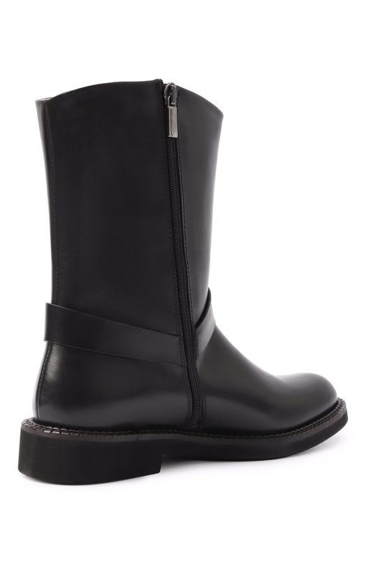 Кожаные ботинки Kiton D60802N0102702 Чёрный  D60802N0102702 Фото 5