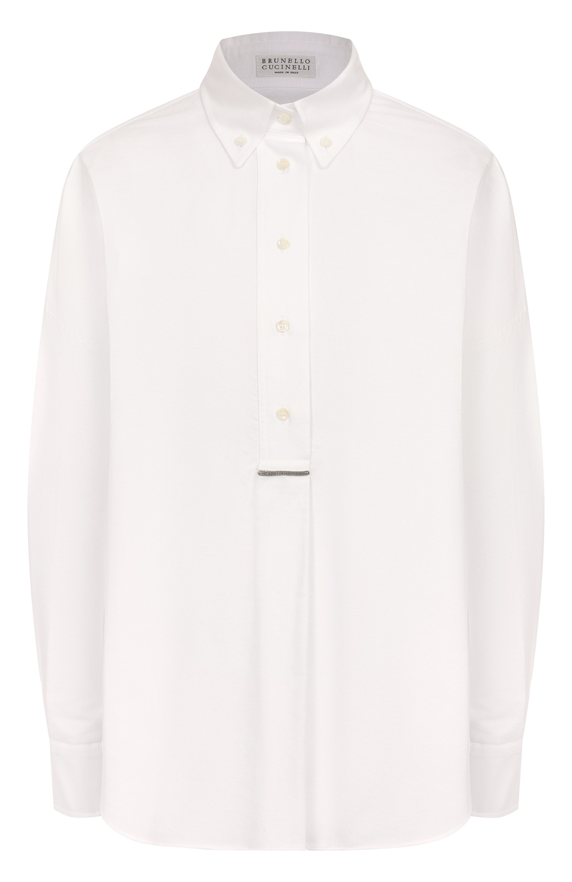 Хлопковая рубашка BRUNELLO CUCINELLI, арт. MA600RA905, фото 1