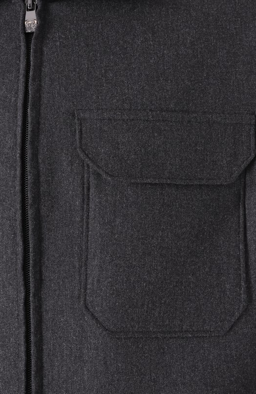 Шерстяная куртка Corneliani 94L534-9418540 Серый  94L534-9418540 Фото 6