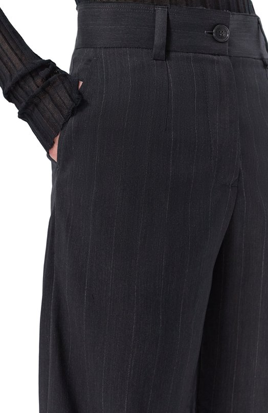 Шерстяные брюки Isabel Benenato DW34TS26 Серый  DW34TS26 Фото 5