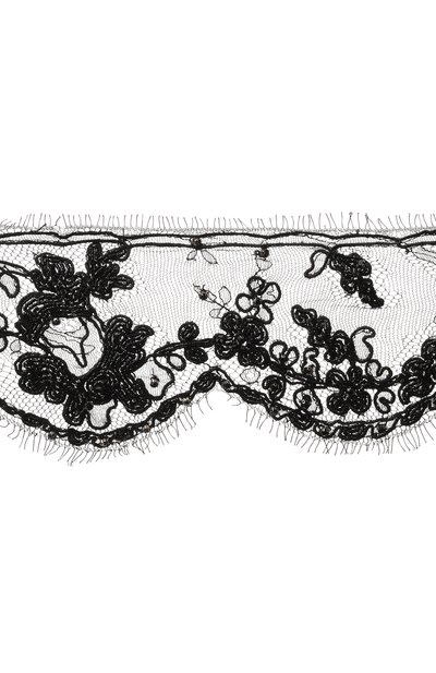 Шелковая маска для глаз KIKI DE MONTPARNASSE черного цвета по цене 42900 руб., арт. AC108, фото 3 Шелковая маска для глаз KIKI DE MONTPARNASSE, арт. AC108, фото 3