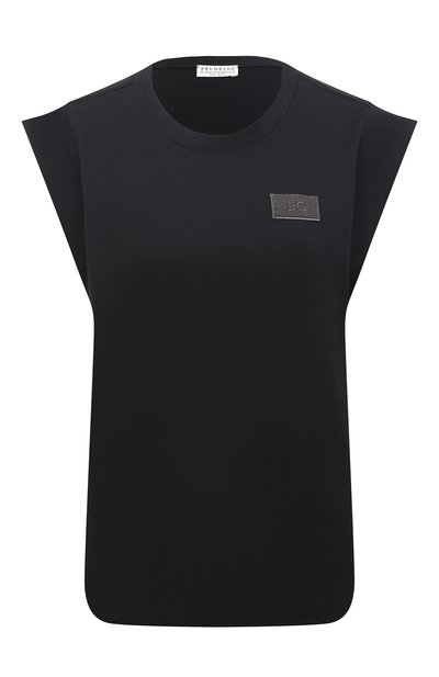 Женская хлопковая футболка BRUNELLO CUCINELLI, арт. M0A45DG800