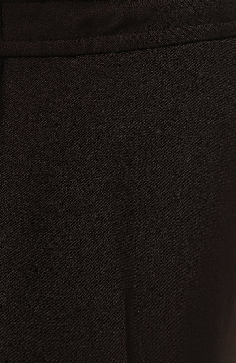 Мужские брюки ZEGNA темно-коричневого цвета, арт. 6ZF028A6/73GLC1 | Фото 5 (Материал внешний: Шерсть, Синтетический материал; Длина (брюки, джинсы): Стандартные; Случай: Повседневный; Материал сплава: Проставлено; Драгоценные камни: Проставлено; Стили: Кэжуэл)
