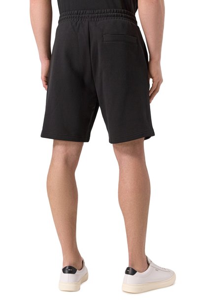 Хлопковые шорты HUGO BLUE черного цвета по цене 14950 руб., арт. 50536107, фото 4 Хлопковые шорты HUGO BLUE, арт. 50536107, фото 4