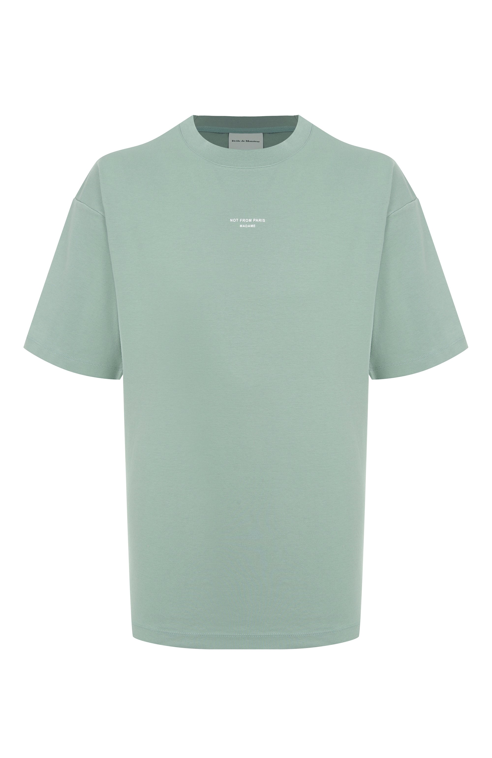Хлопковая футболка DROLE DE MONSIEUR, арт. E-TS202-C0002-WG, фото 1