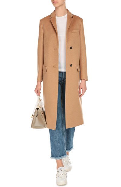 Шерстяное пальто прямого кроя VALENTINO, арт. LB3CA177/2RF, фото 4